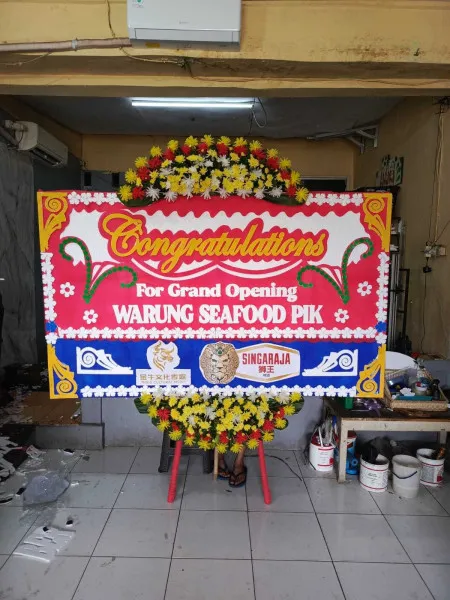 Papan Bunga Ucapan Selamat Gereja Katedral Pontianak