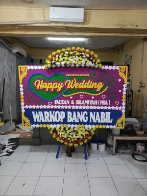 Papan Bunga di Gereja Katedral Pontianak