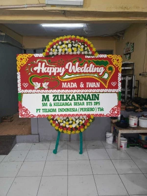Papan Bunga di Gereja Katedral Pontianak
