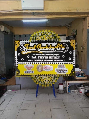 Papan Bunga di Gereja Katedral Pontianak